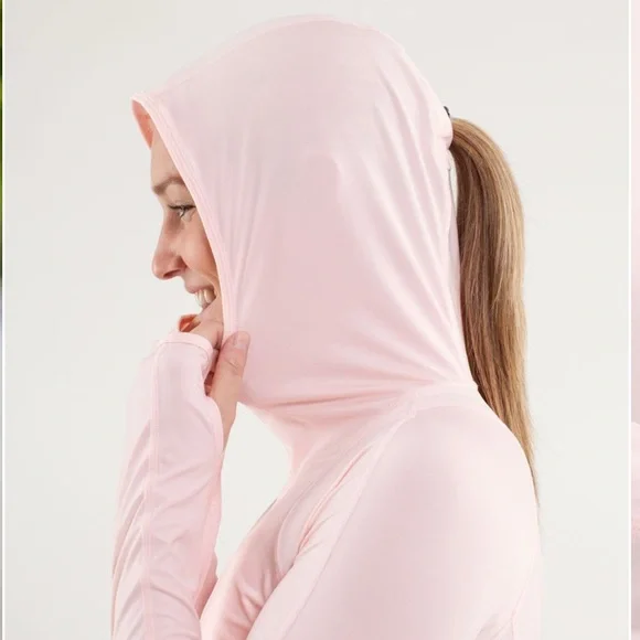 Lululemon Run: In The Sun Pullover Pink Quartz Size 8 - Picture 9 of 14